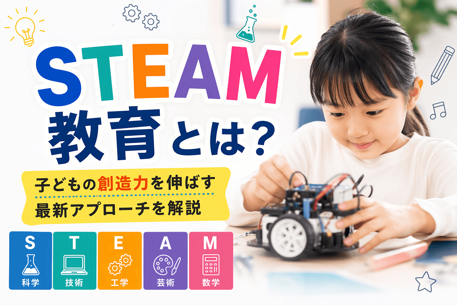 STEAM教育とは?子どもの創造力を伸ばす最新アプローチを解説